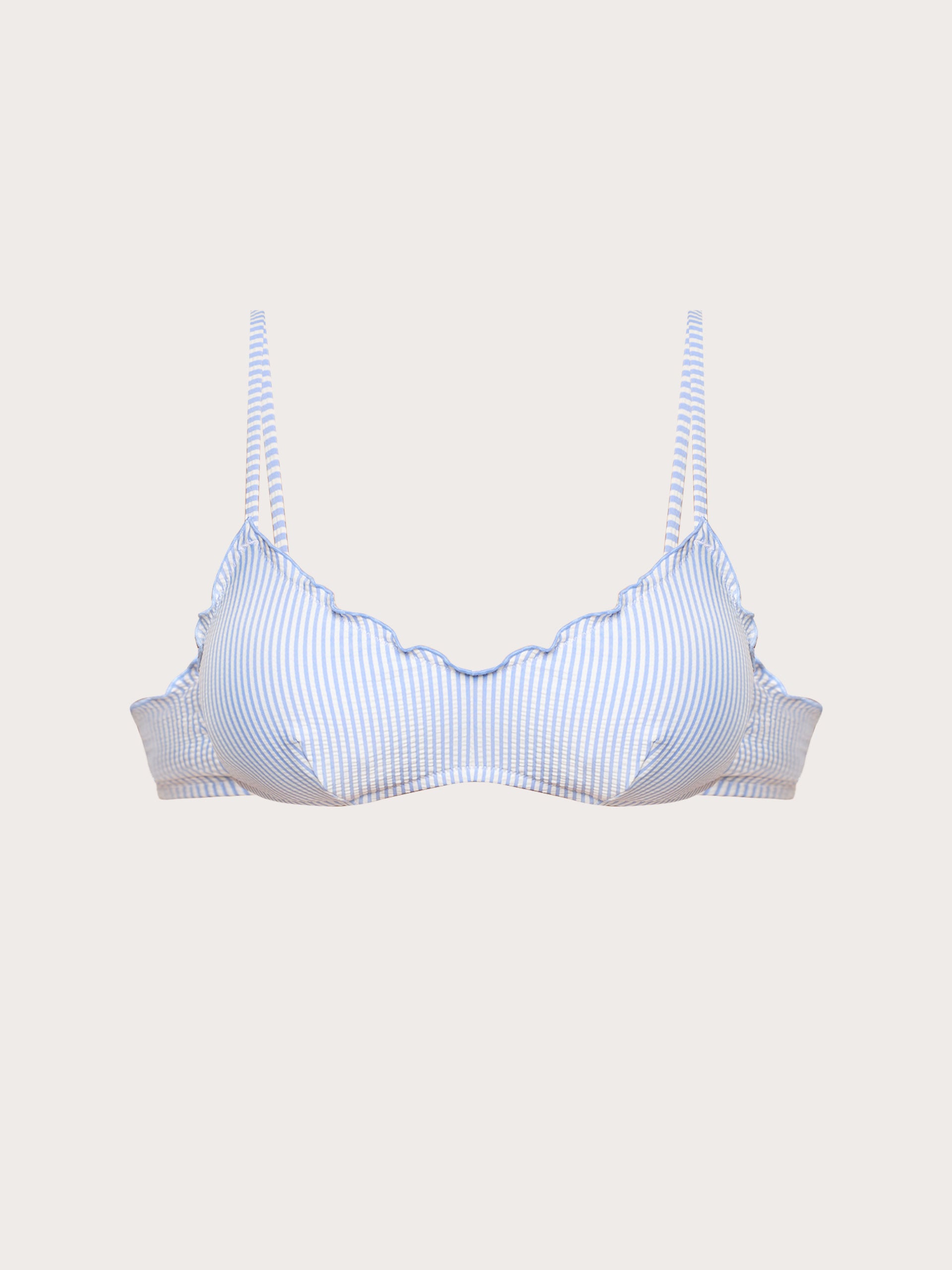 Seersucker Woman Bralette Bras