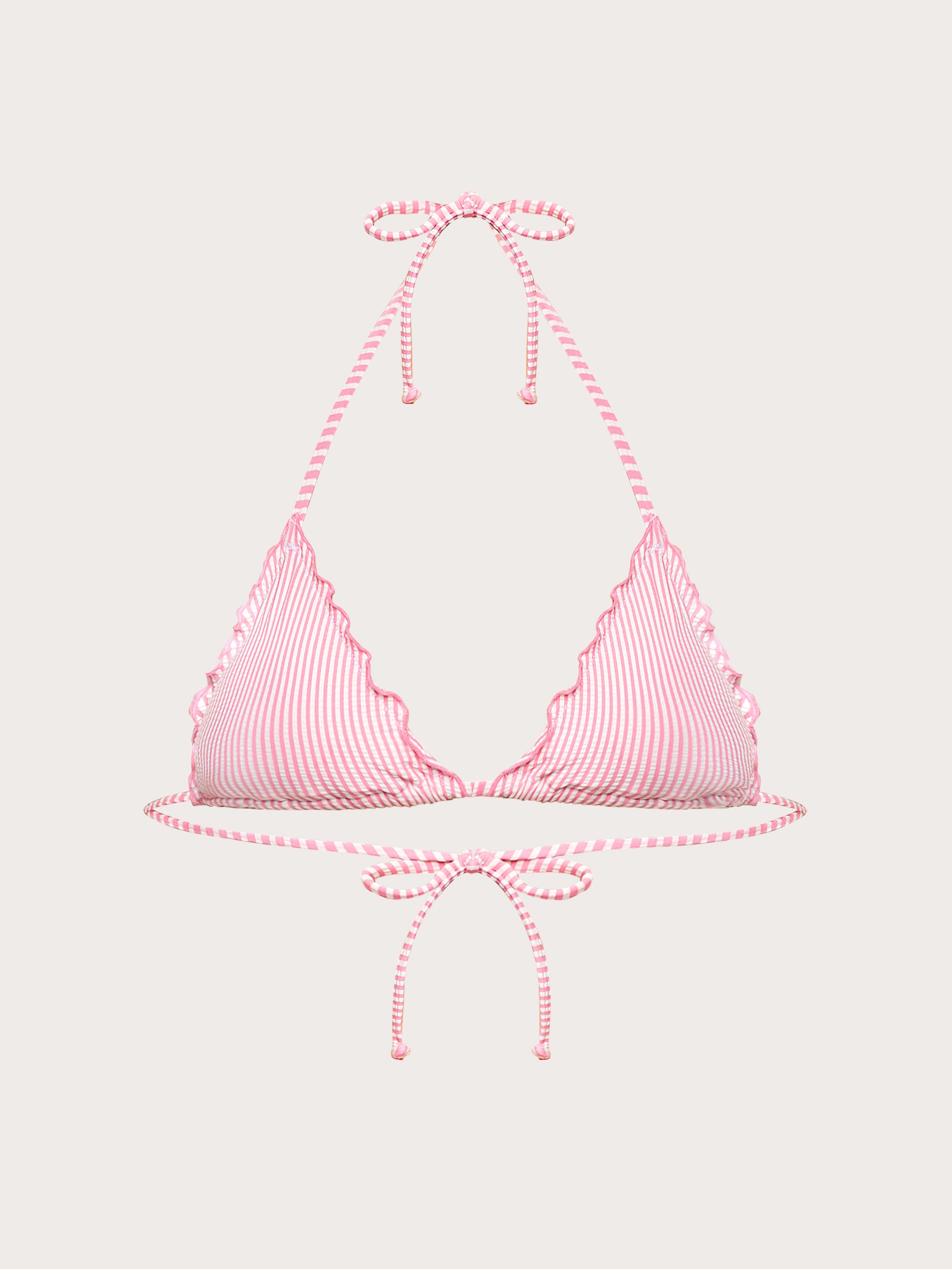 Seersucker Woman Triangle Bras