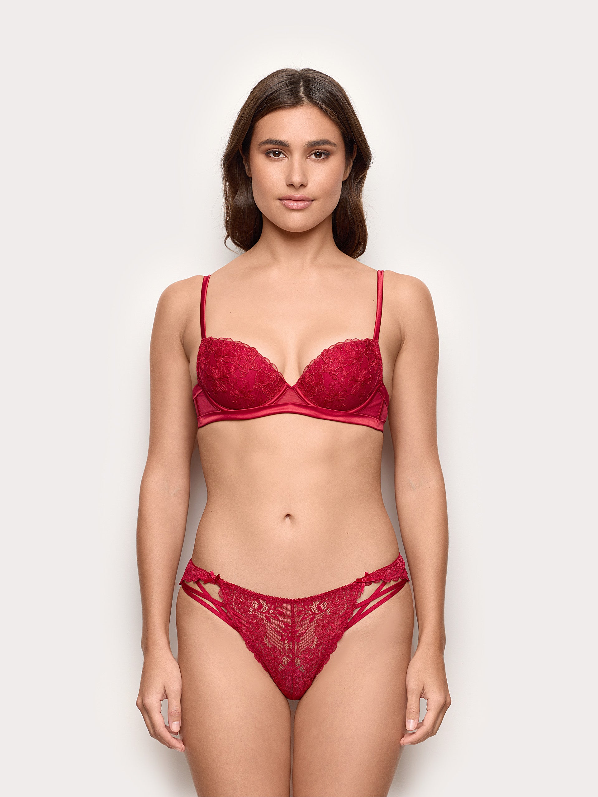 Xmas Jolly Brazilian Briefs LEAVERS LACE Woman