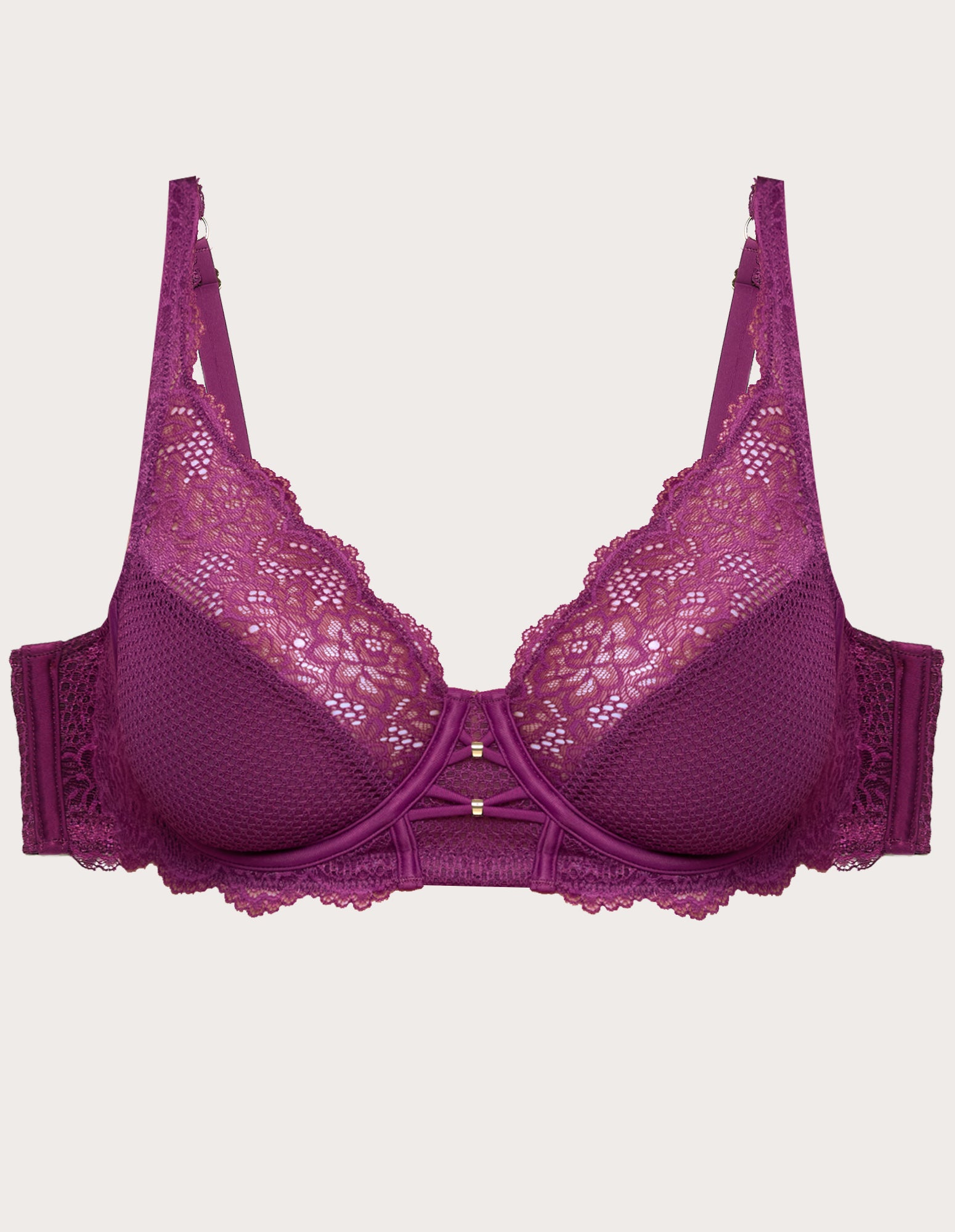 Catchy Bralette Bras LACE FLOUNCE + NET Woman