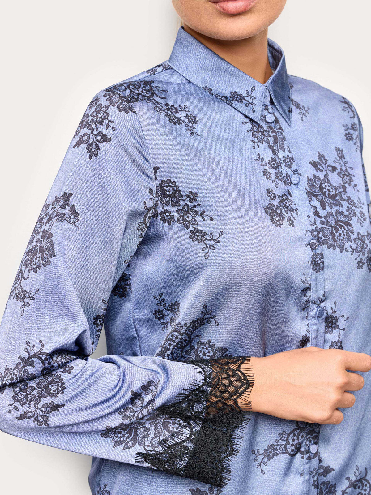 Denim Satin Woman Jackets