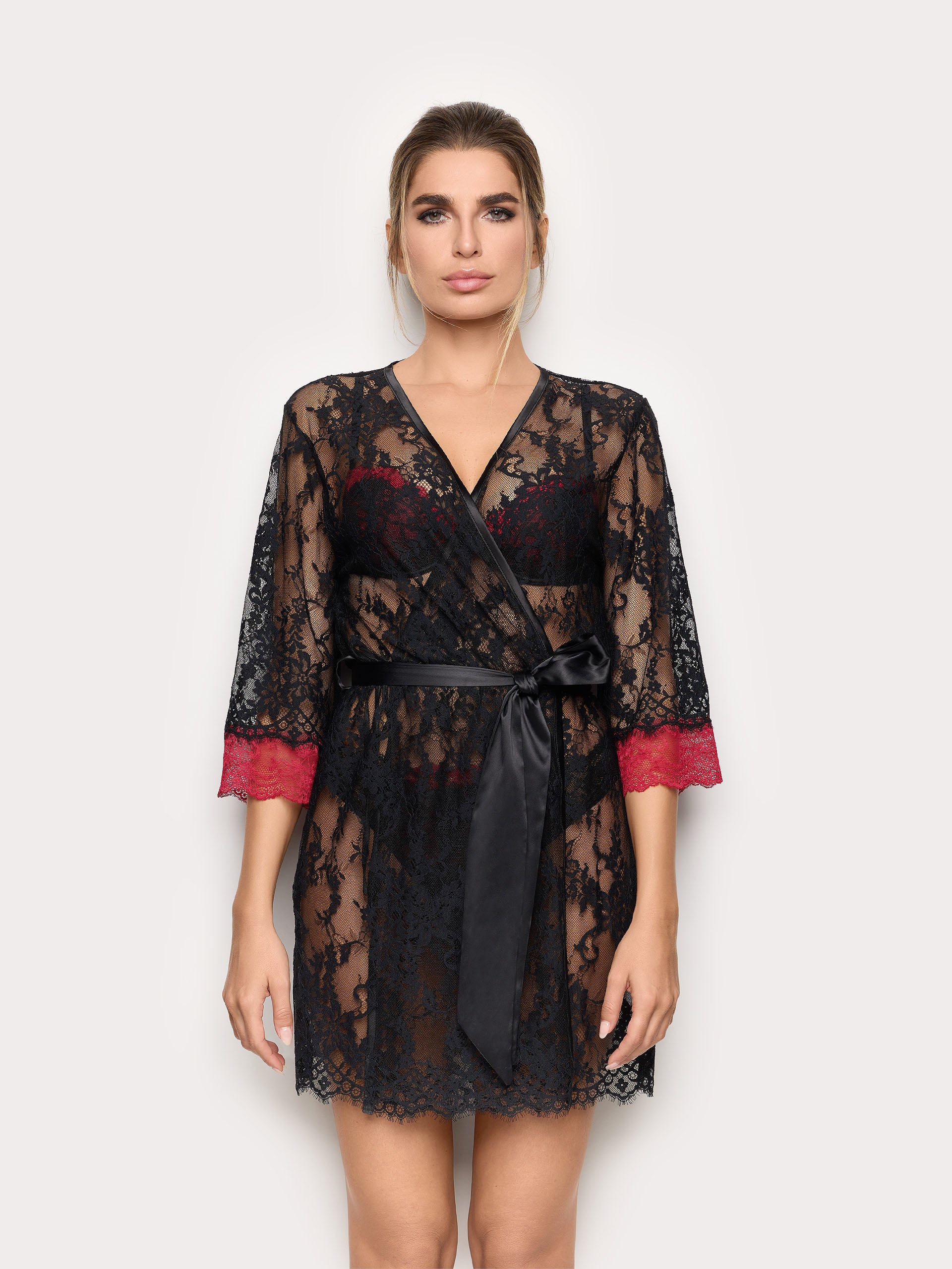 Romantic Kimono ALLOVER LACE + LACE Woman