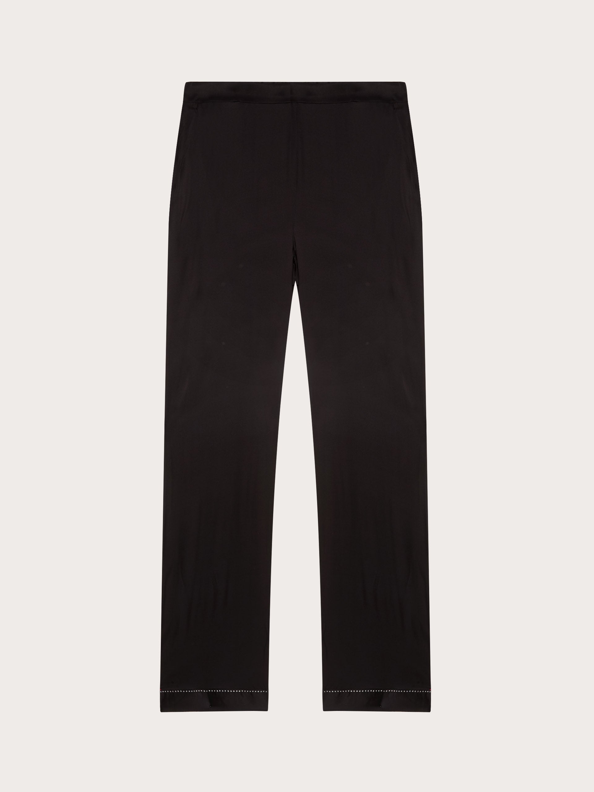 Bright Satin Trousers VISCOSE SATIN Woman
