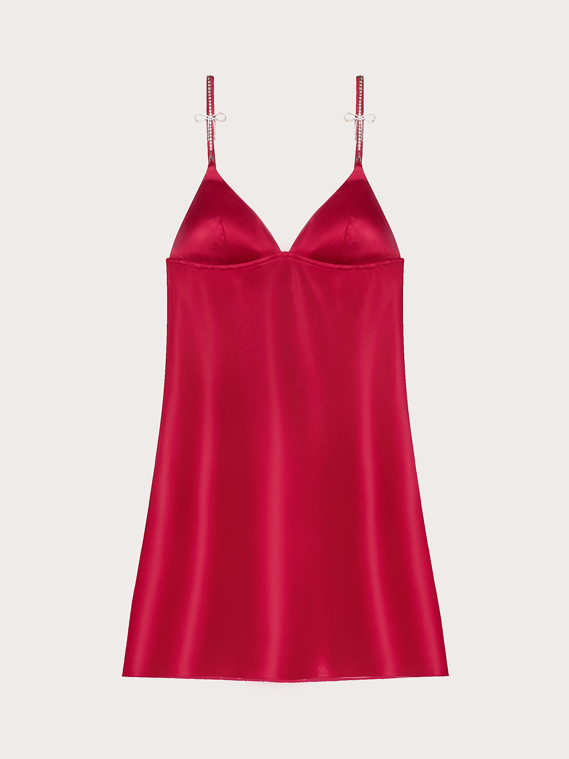 Xmas Jolly Chemise SATIN W/RECYCLED FIBERS Woman