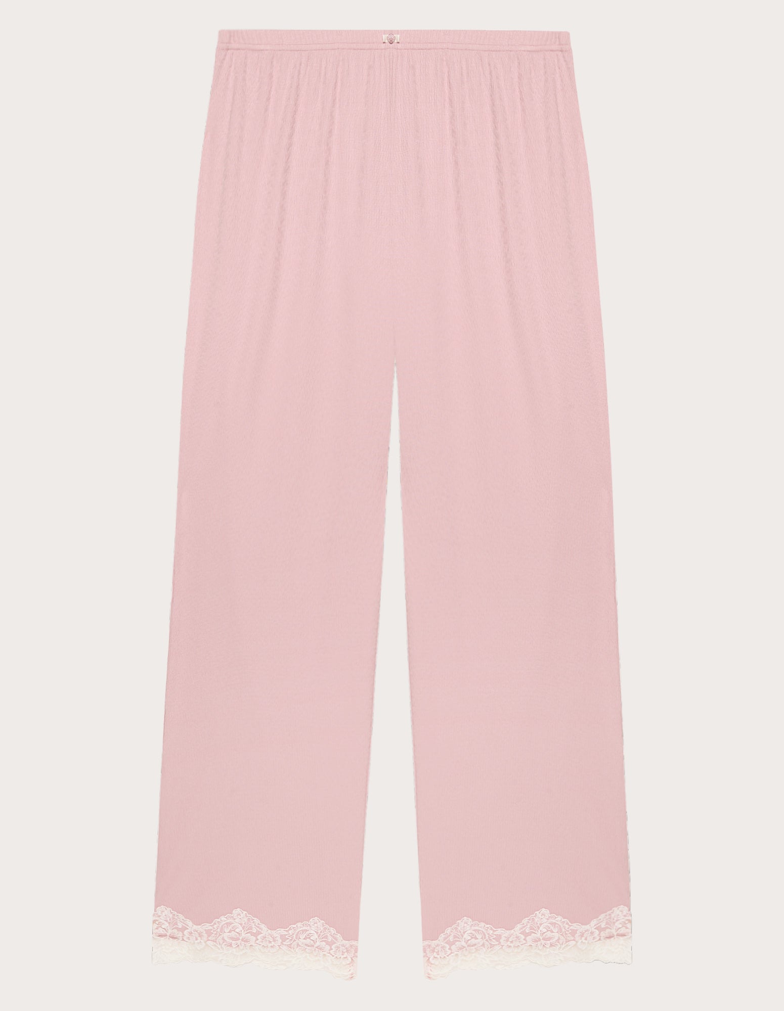 Basic Modal/Cotton Rib Woman Trousers