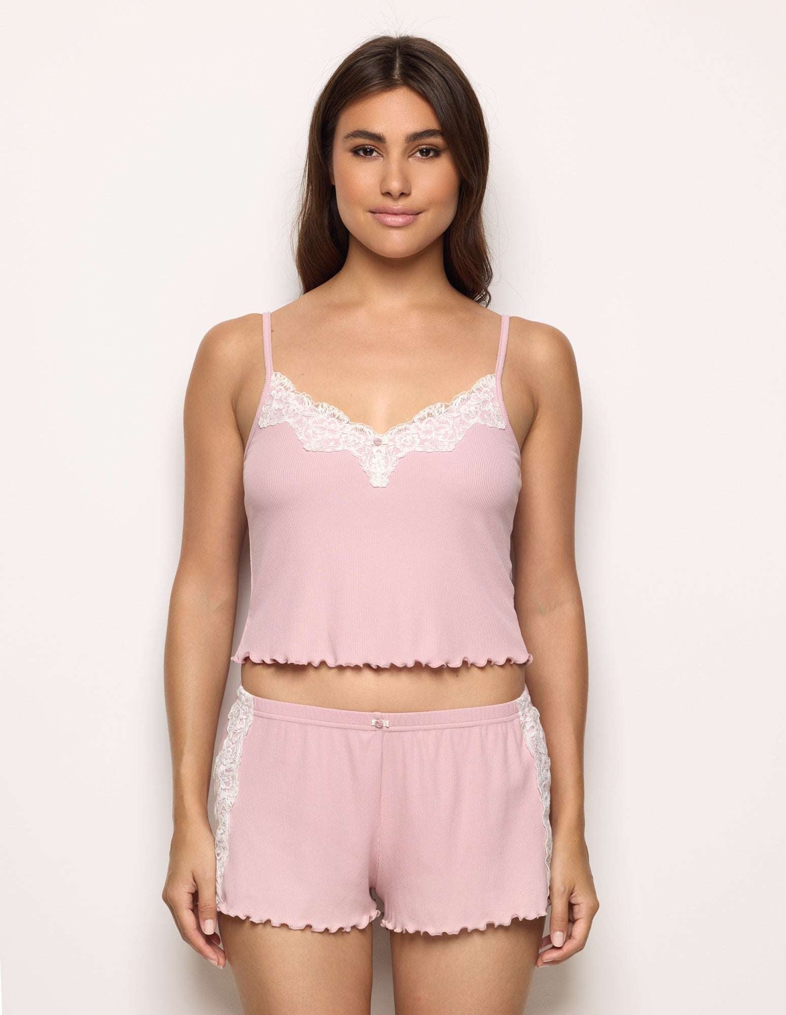 Basic Modal/Cotton Rib Woman Shorts