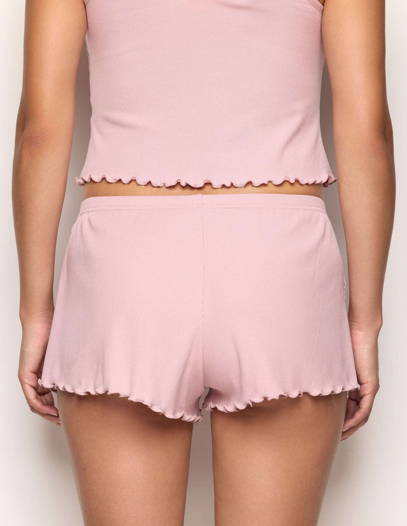 Basic Modal/Cotton Rib Woman Shorts