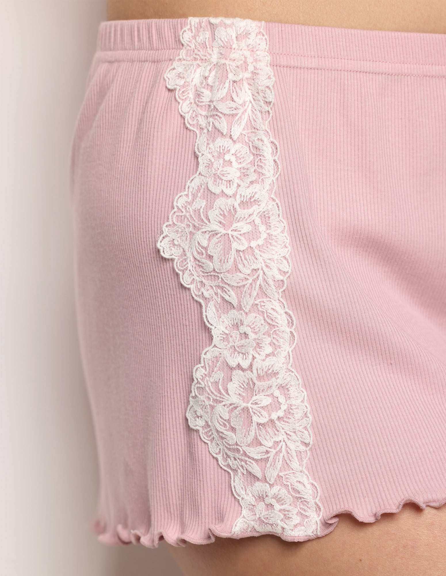 Basic Modal/Cotton Rib Woman Shorts