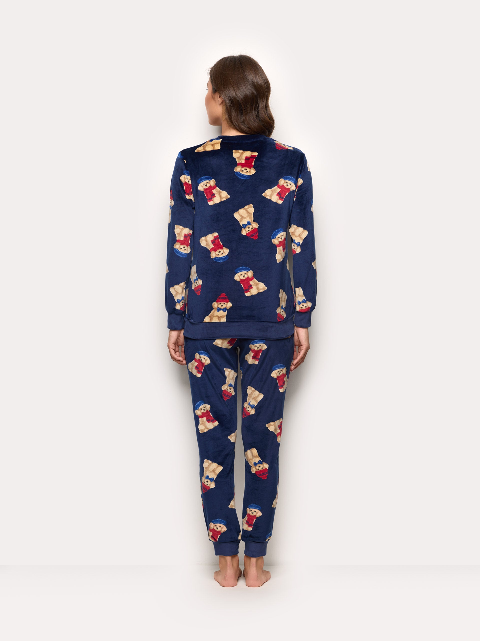 Winter Poodle Pyjamas CHENILLE Woman