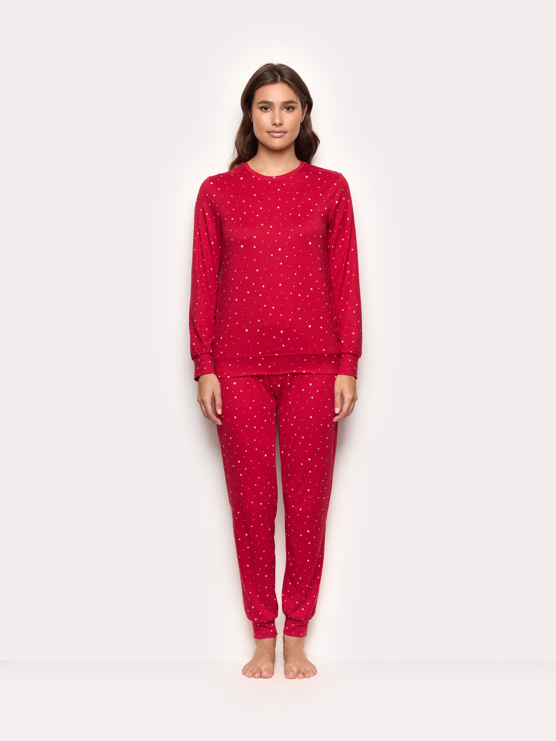 Stardust Pyjamas 12 HAND PEACH JERSEY Woman