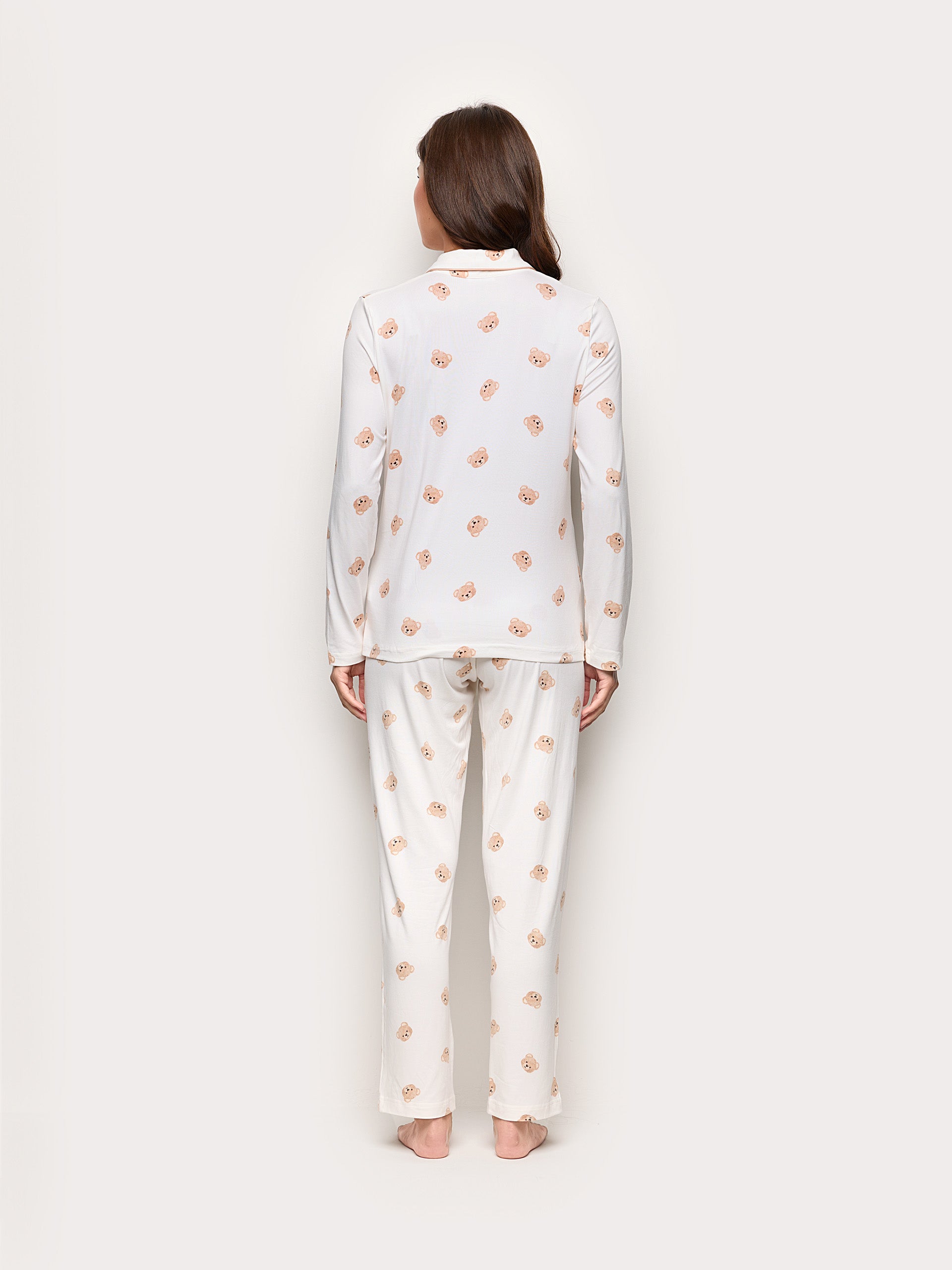 Apres Ski Pyjamas 05 HAND PEACH JERSEY Woman