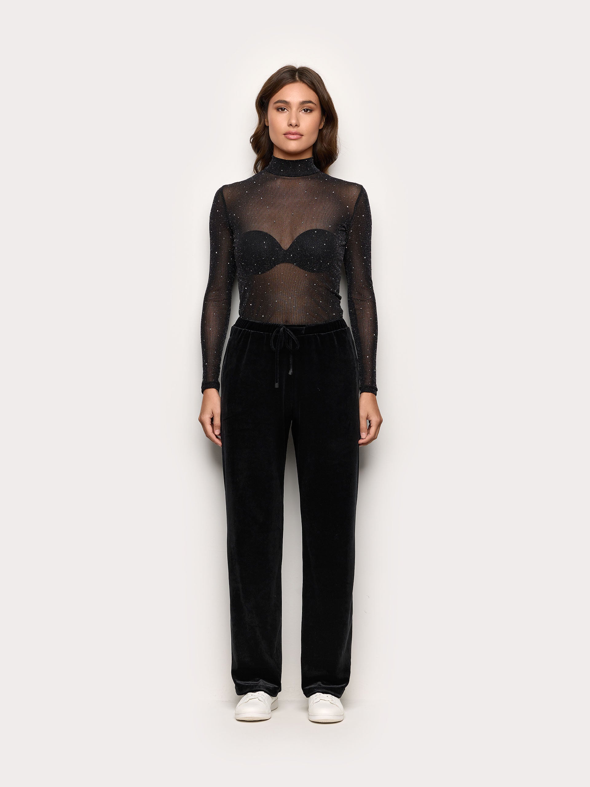 Xmas party Trousers VELVET Woman