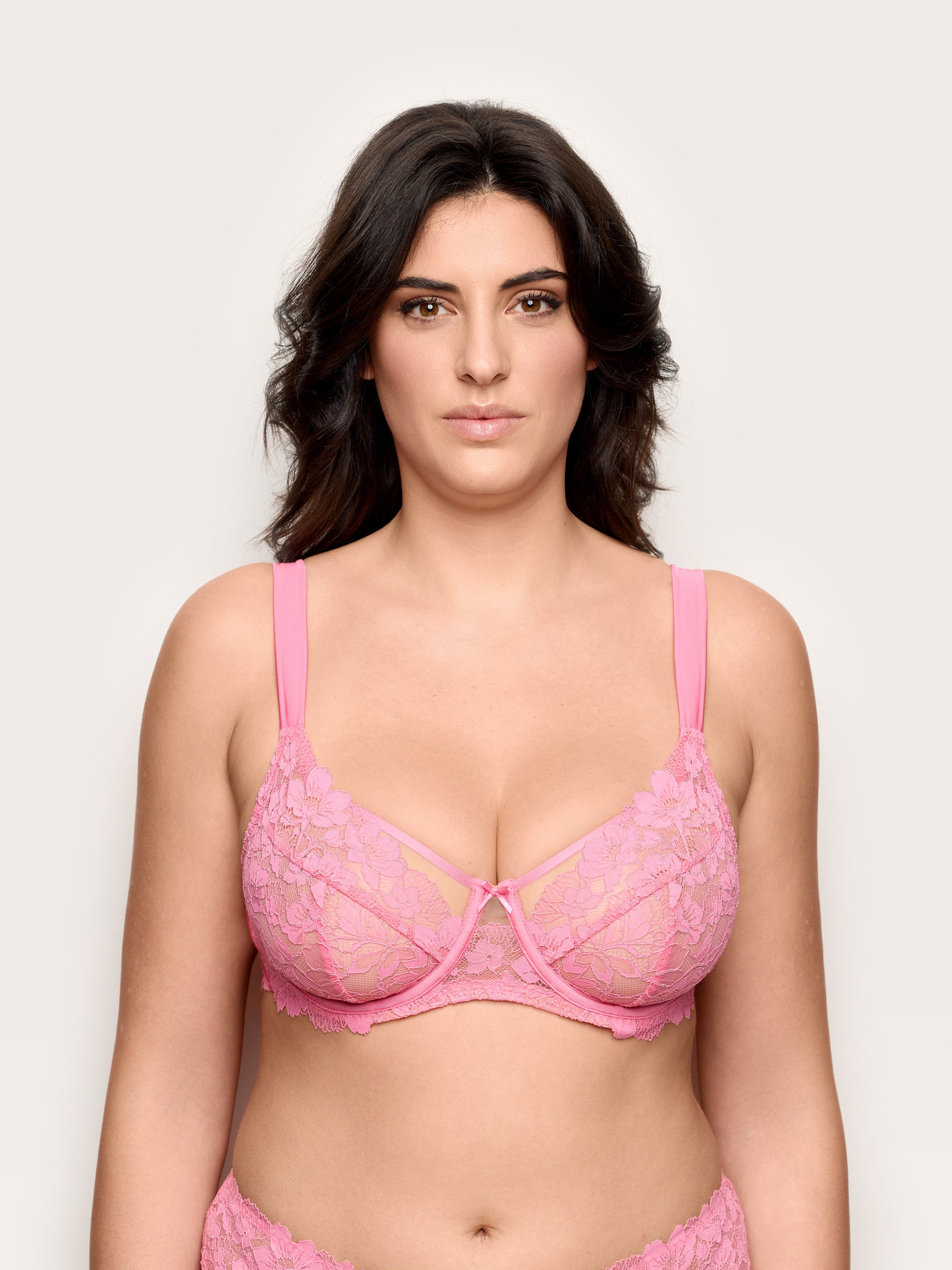 Rose Woman Balcony Bras