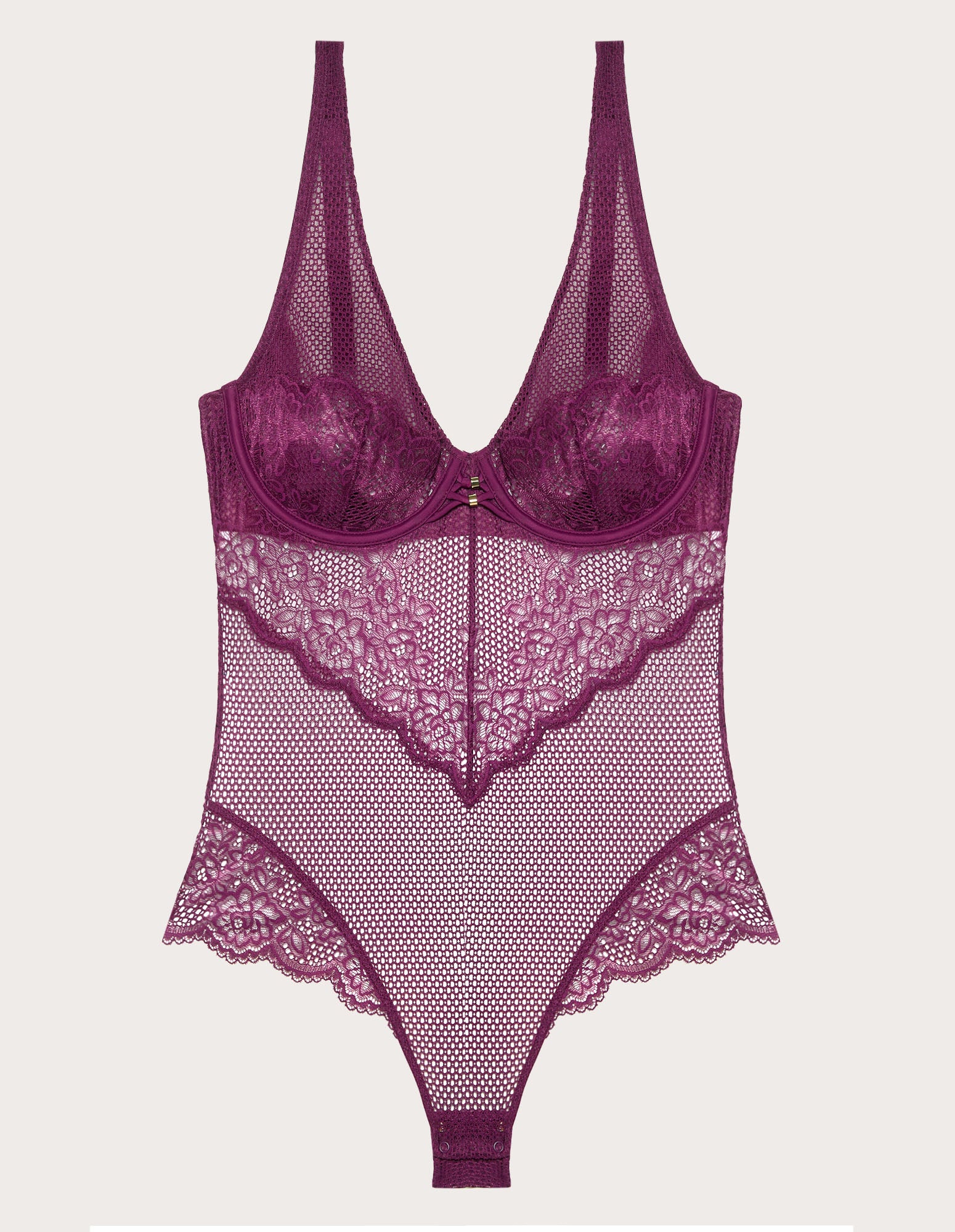 Catchy Body LACE FLOUNCE + NET Woman