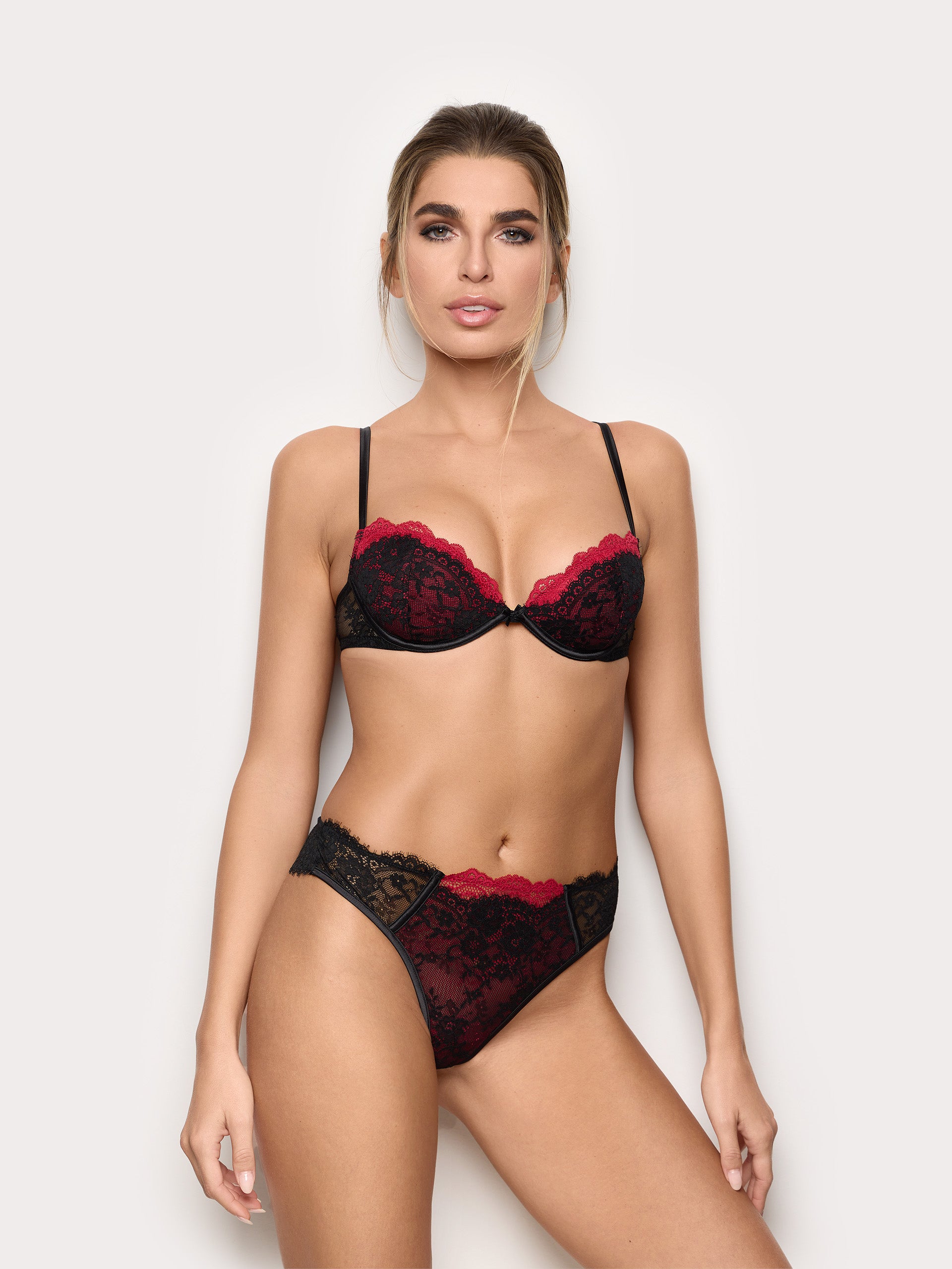 Romantic Brazilian Briefs ALLOVER LACE + LACE  Woman