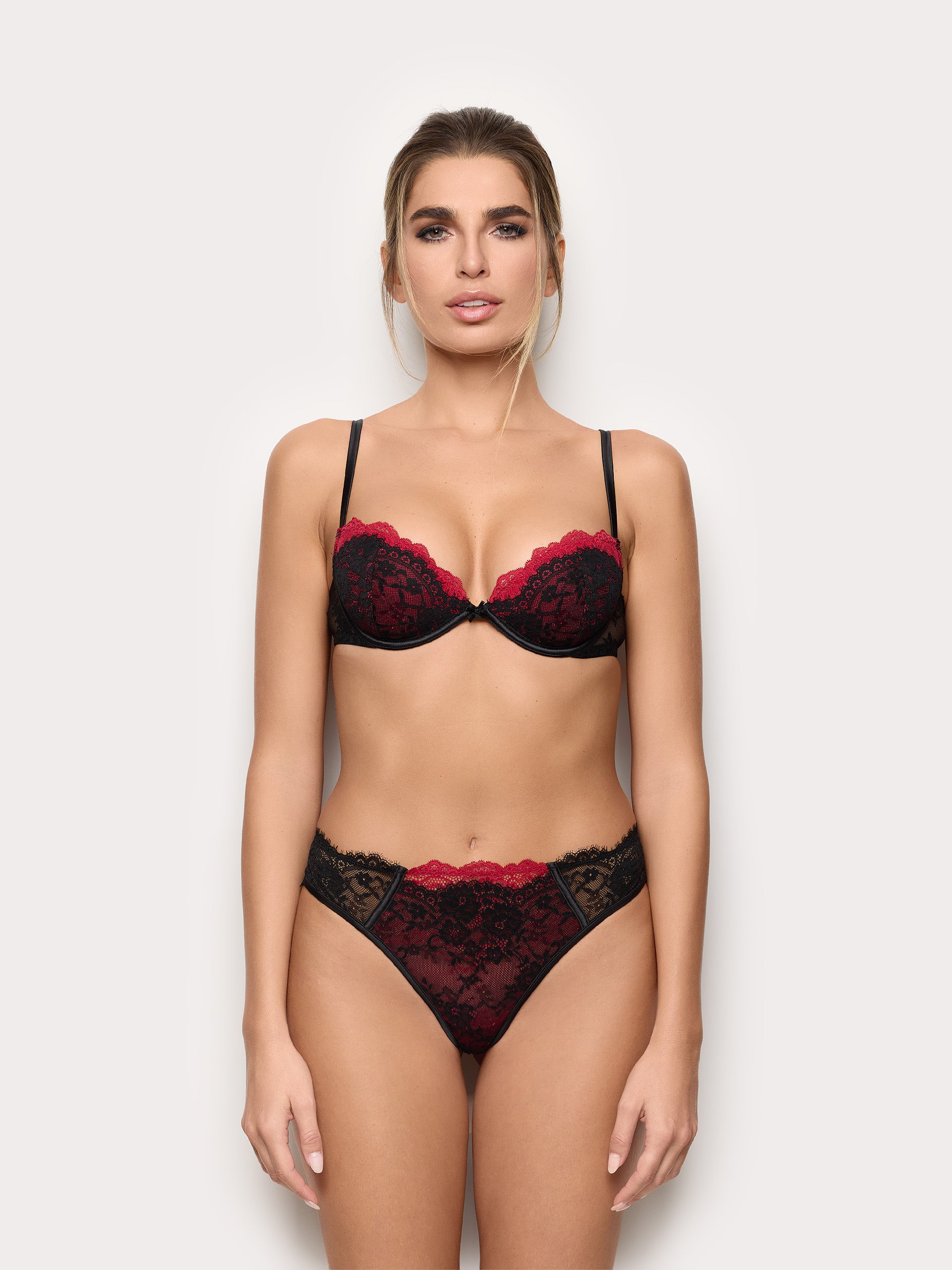 Romantic Brazilian Briefs ALLOVER LACE + LACE  Woman