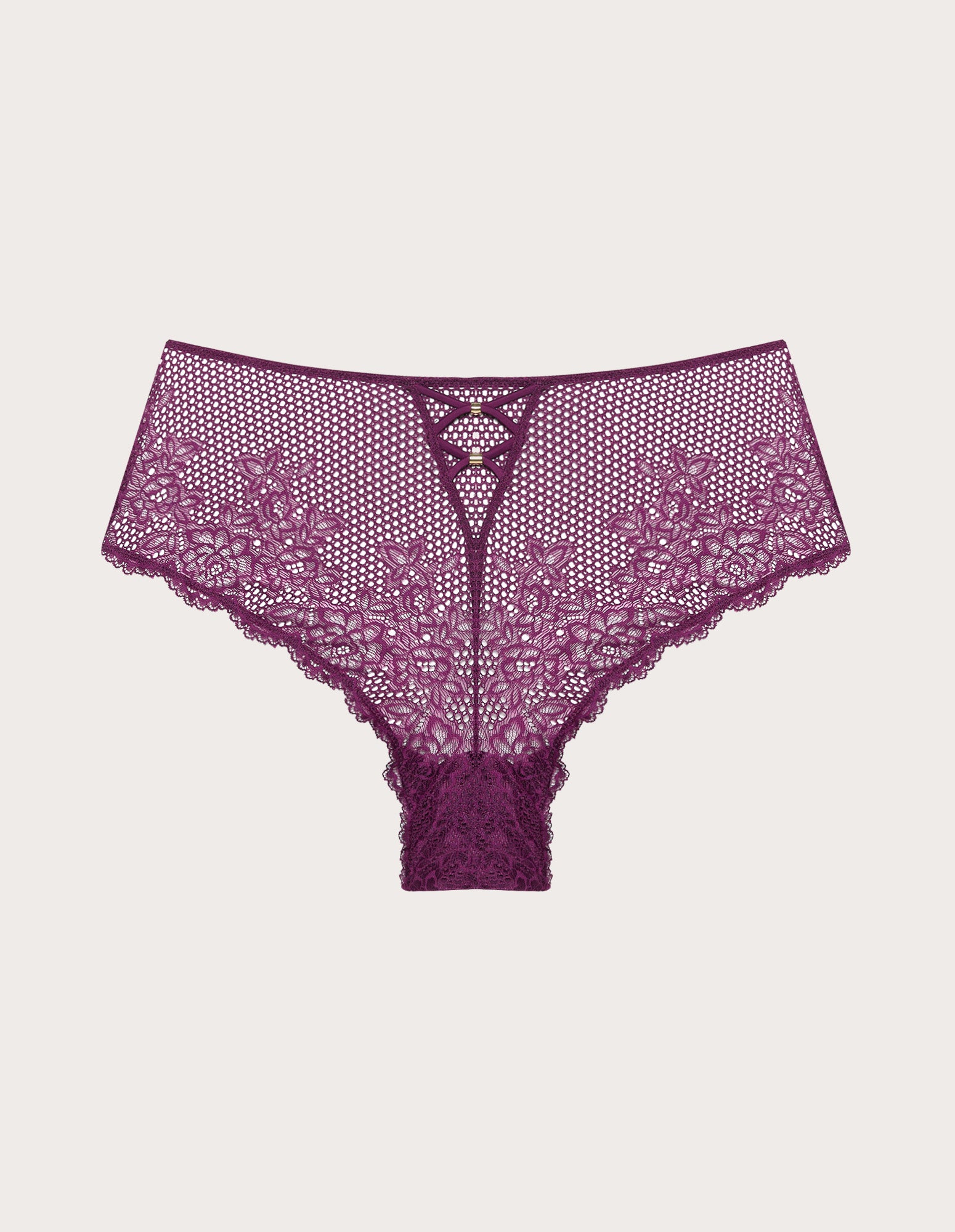 Catchy Briefs LACE FLOUNCE + NET Woman