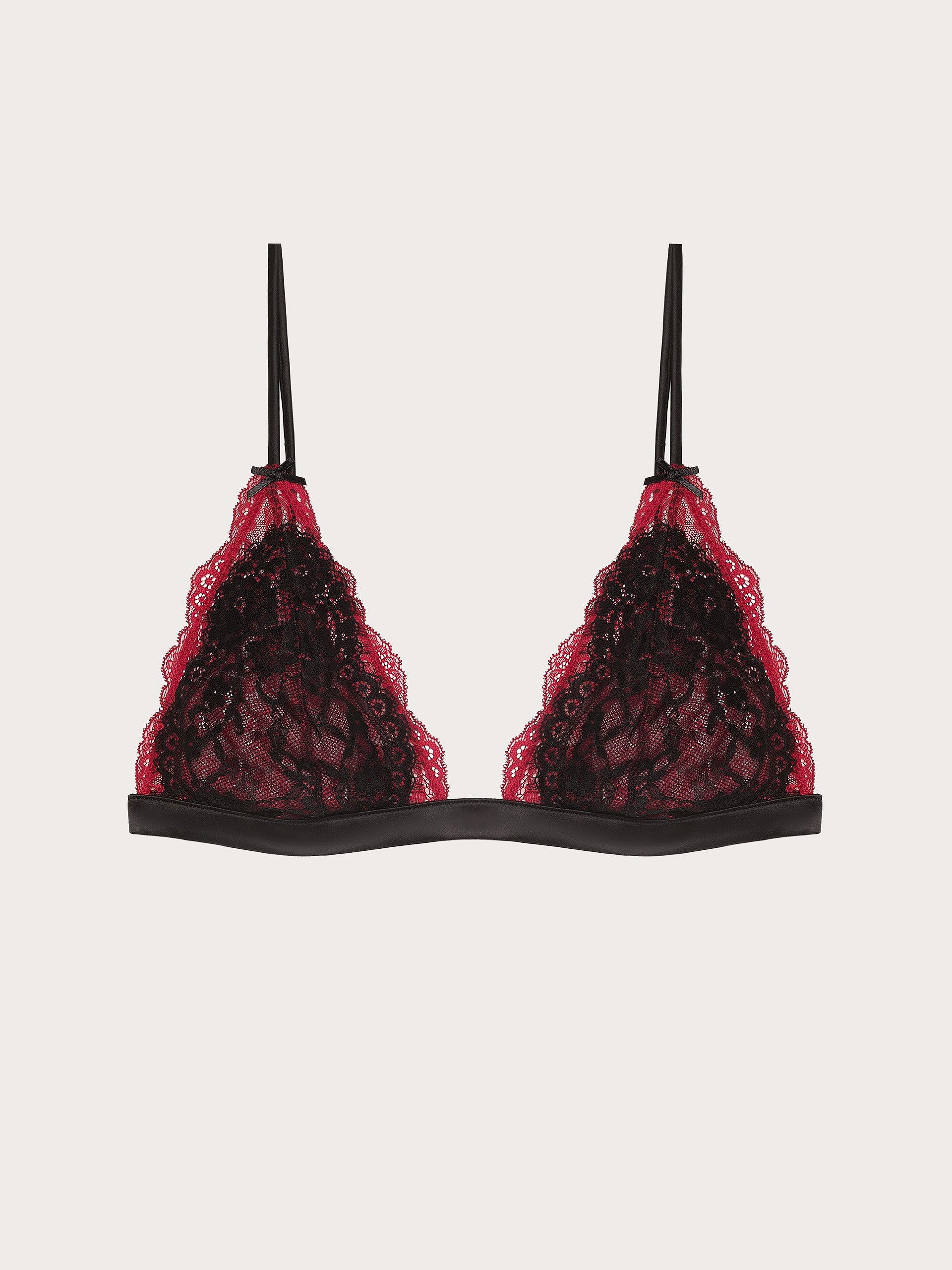 Romantic Triangle Bras LEAVERS LACE Woman