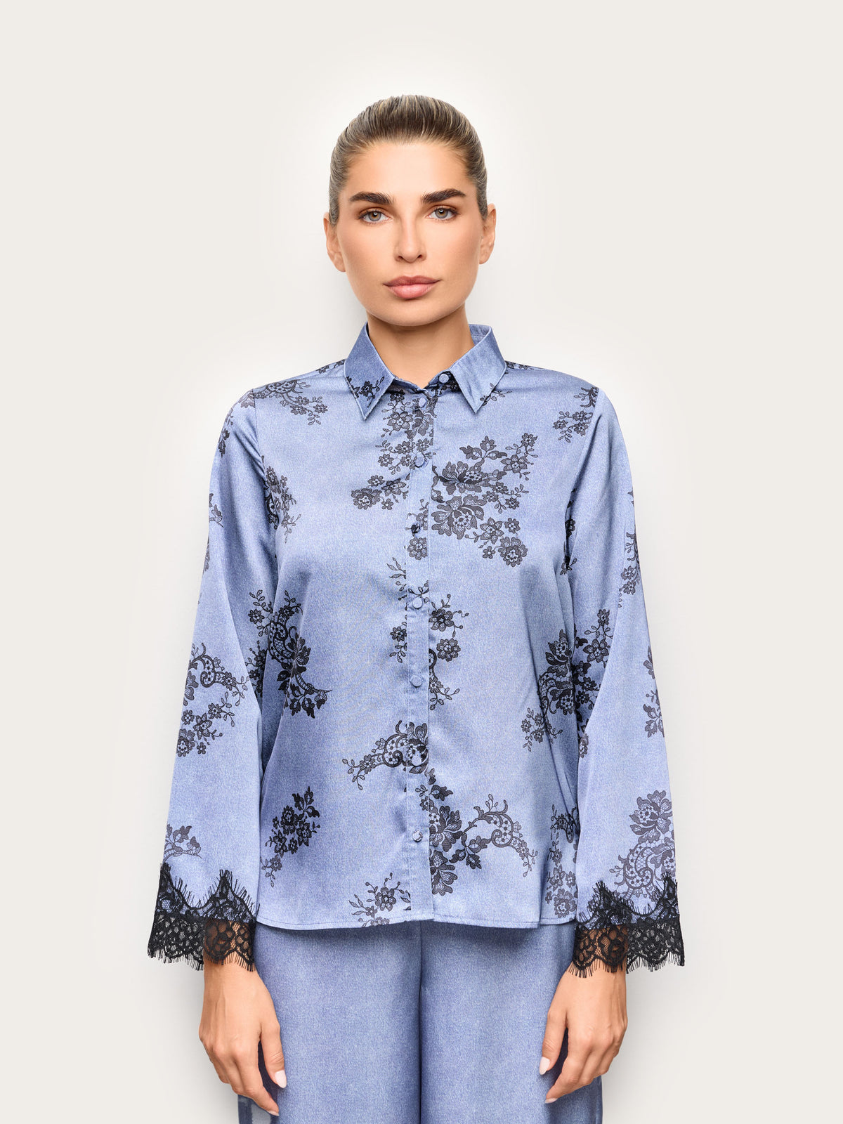 Denim Satin Woman Jackets