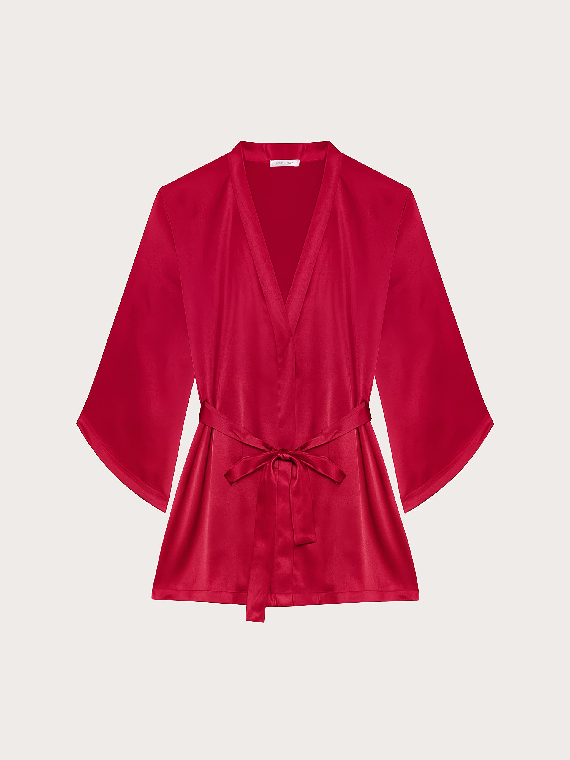 Xmas Jolly Kimono SATIN W/RECYCLED FIBERS Woman