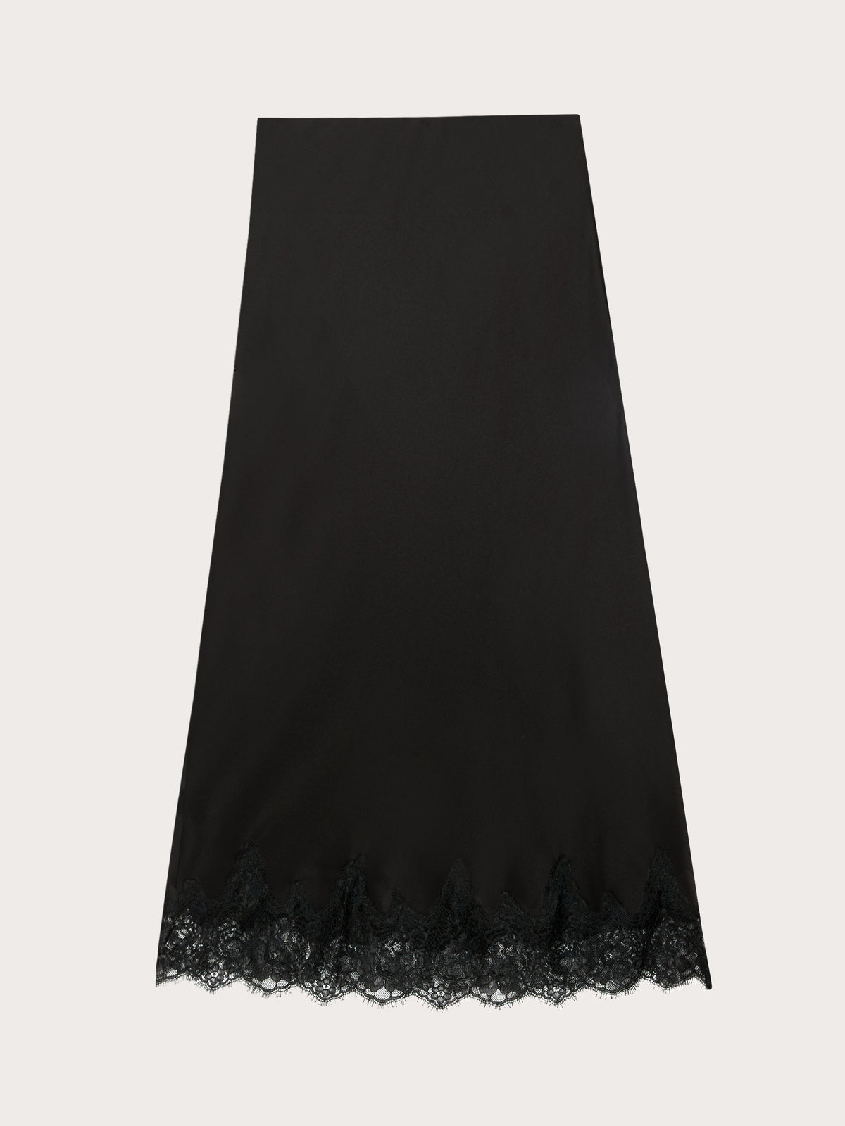 Midnight Satin Woman Skirts