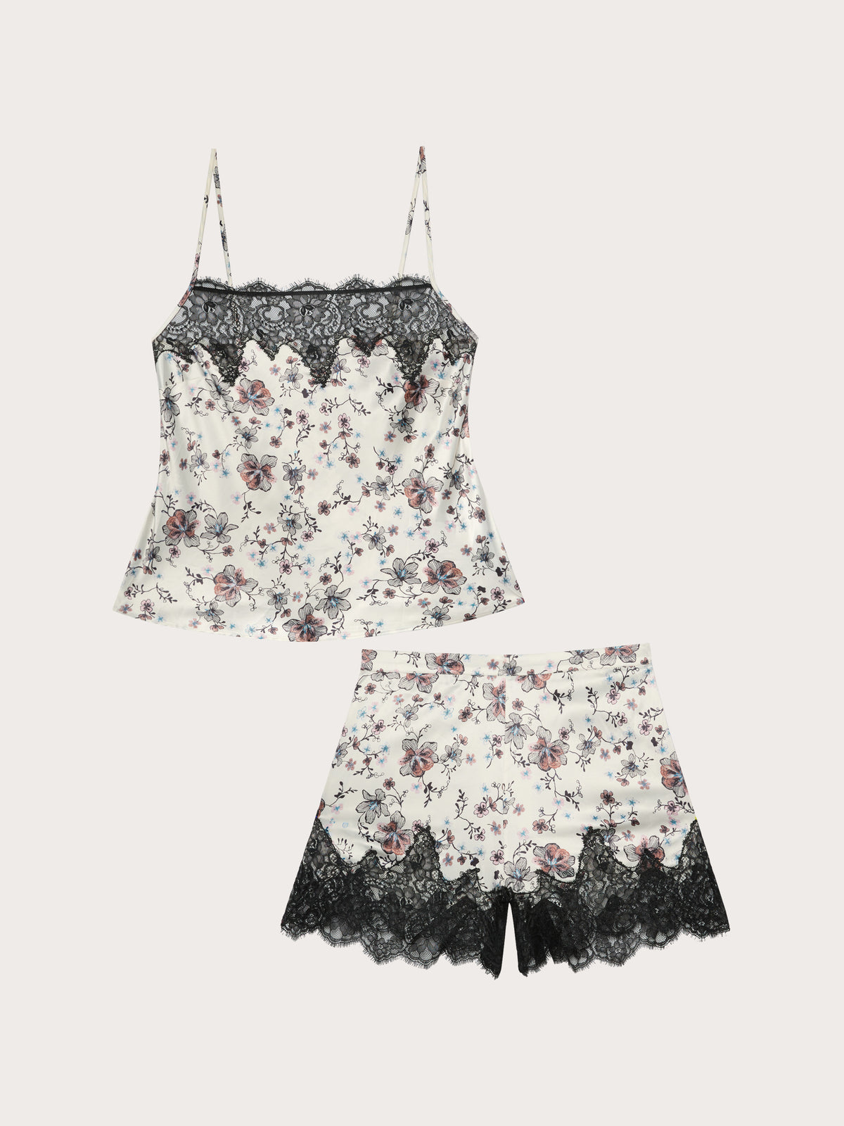 Midnight Satin Woman Set