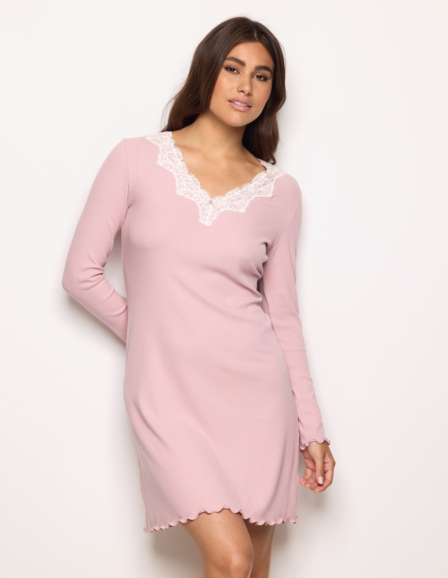 Basic Modal/Cotton Rib Woman Chemise