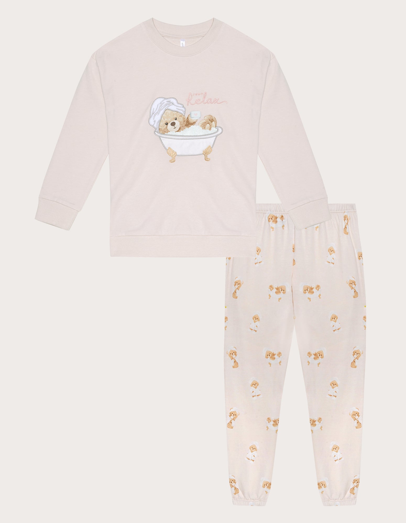 Teddy Spa Time Girl Pyjamas