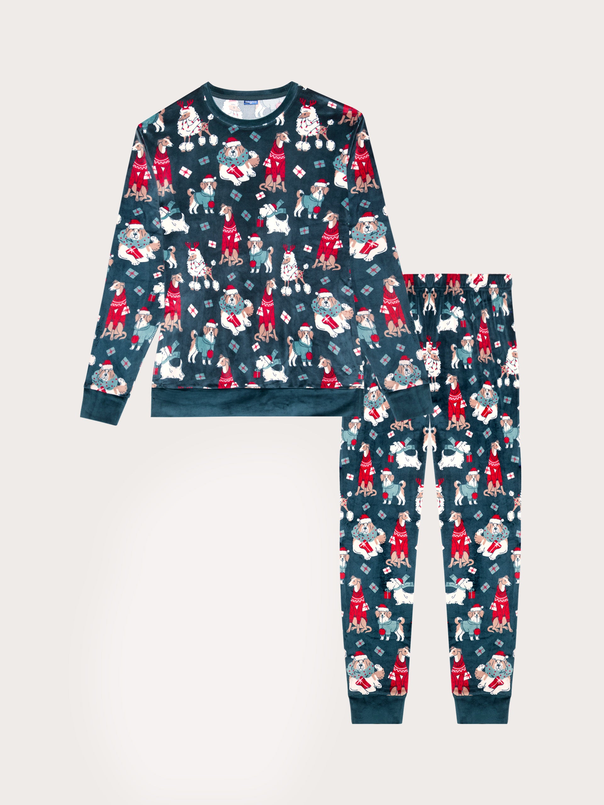 Family Dogs Pyjamas 06 PRINTED CHENILLE  Woman
