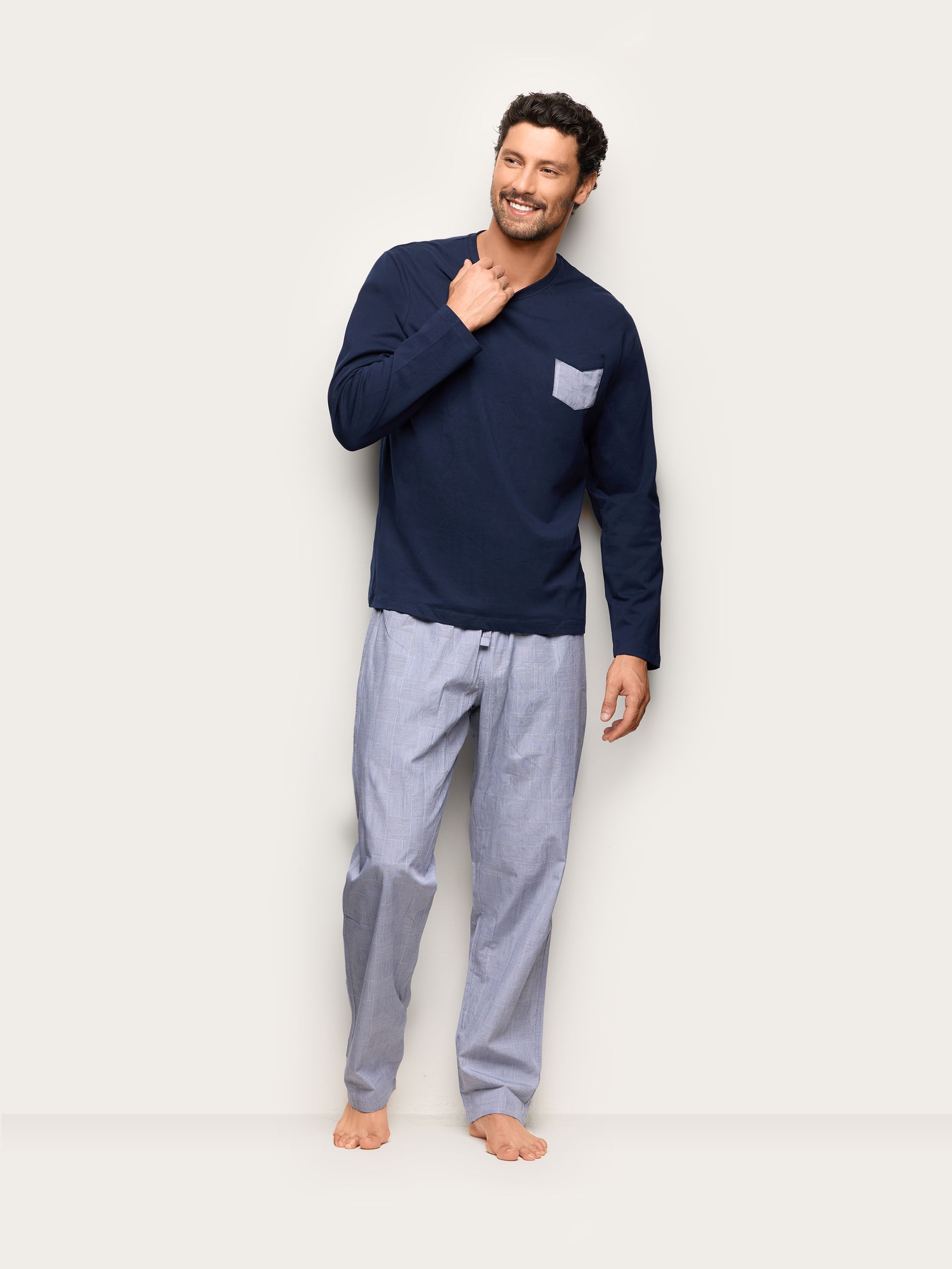 Daily Pajamas Man Pyjamas Navy Blue