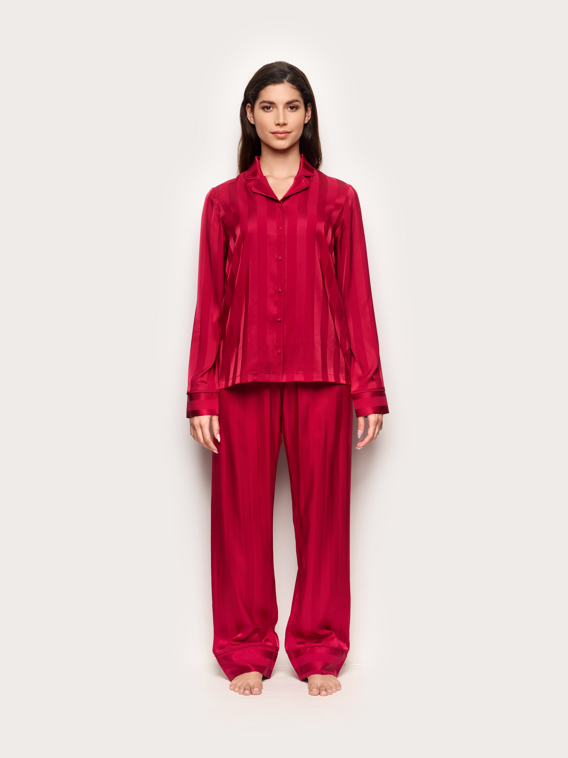 Xmas Jolly Pyjamas JACQUARD SATIN Woman