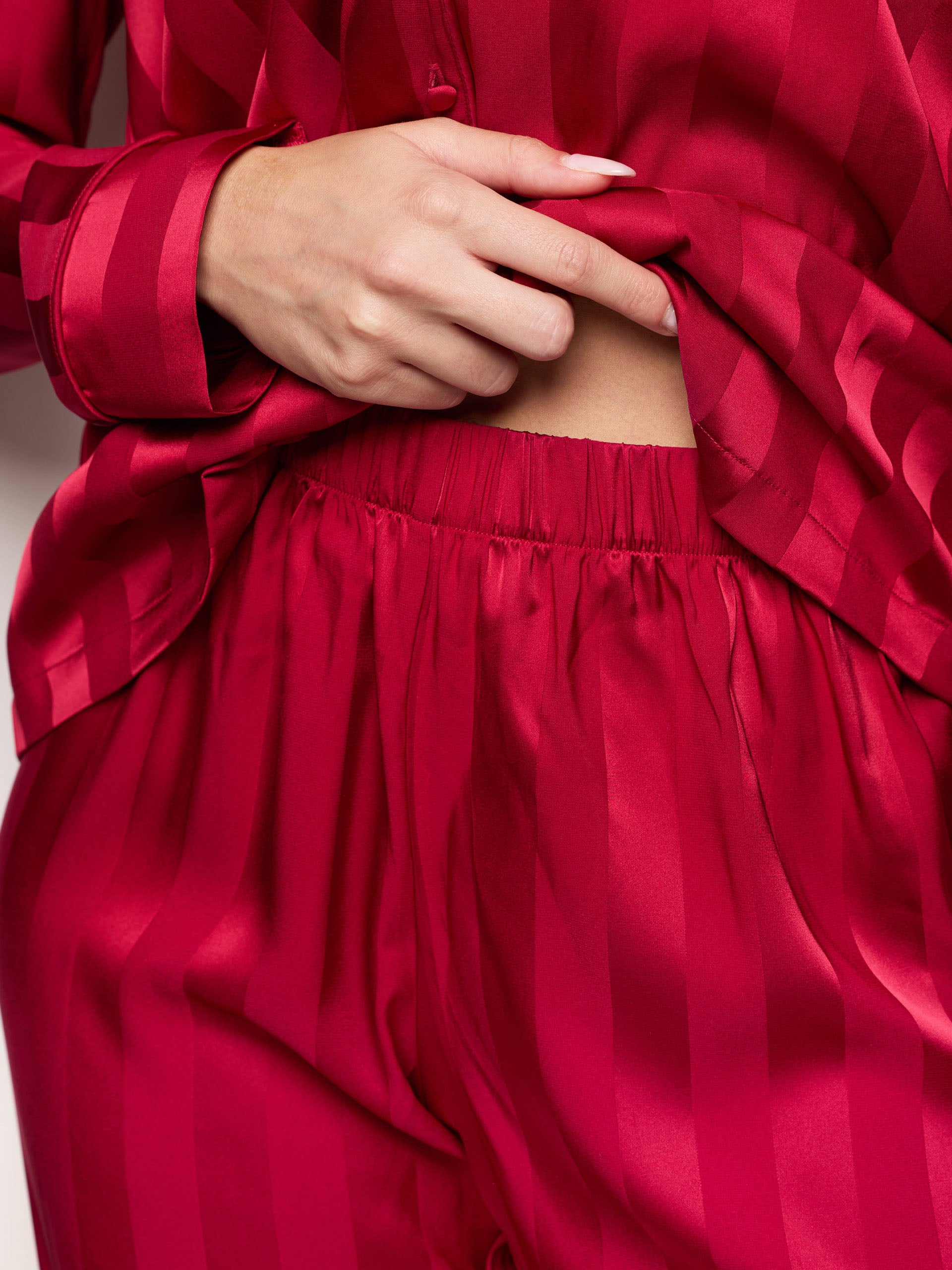 Xmas Jolly Pyjamas JACQUARD SATIN Woman