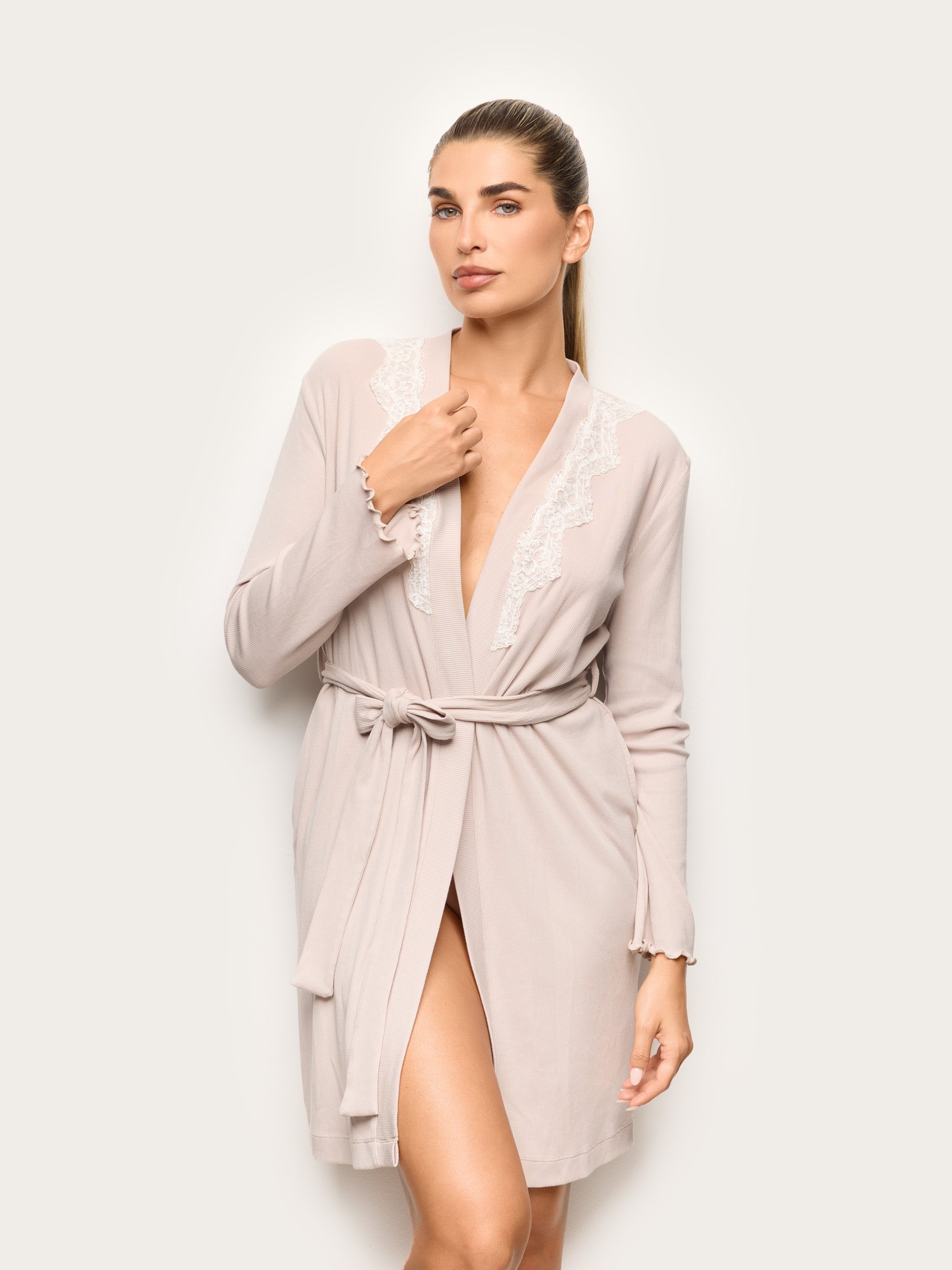 Basic Modal/Cotton Rib Woman Nightgowns
