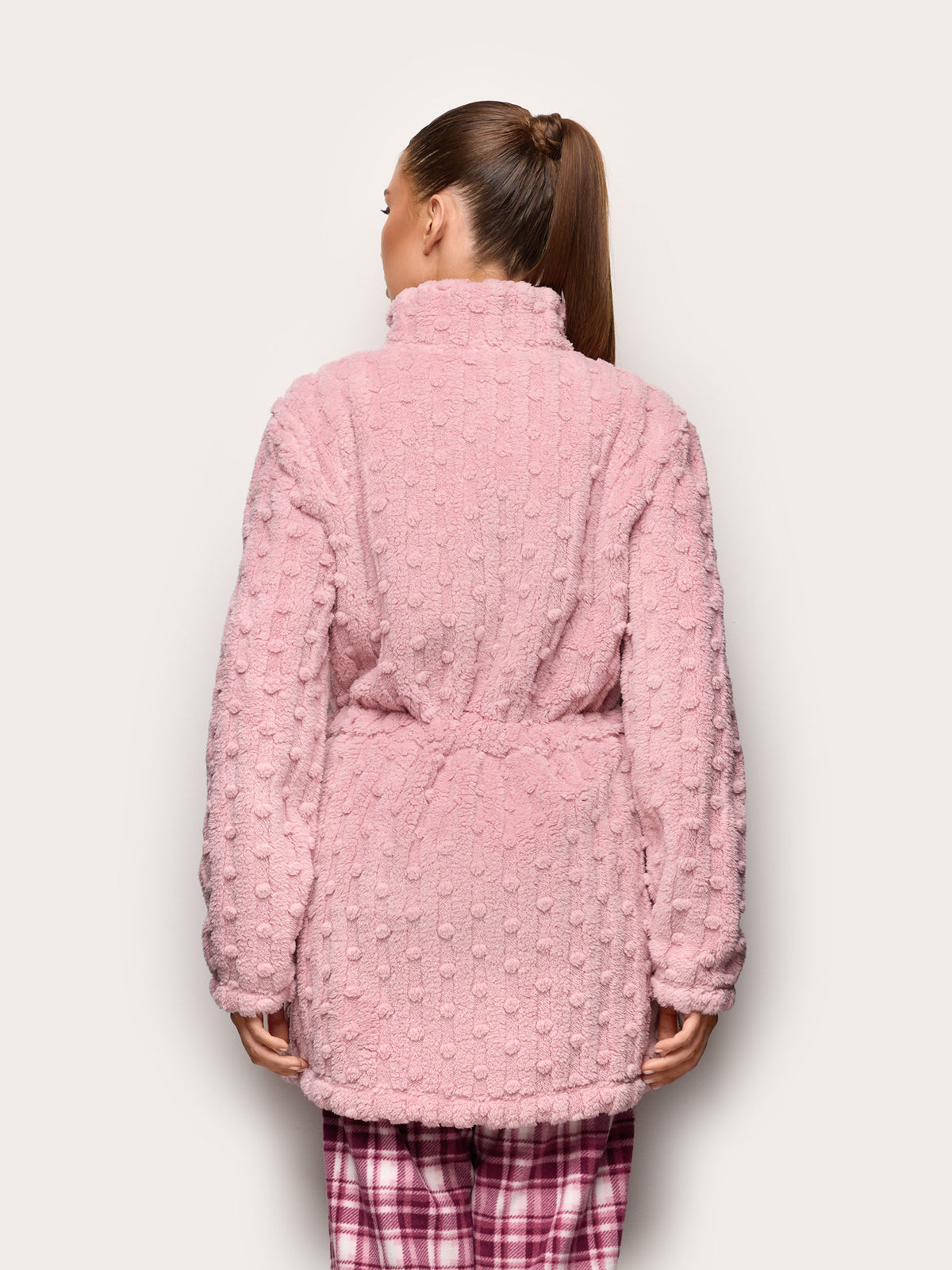 Curly And Cute Woman Jackets