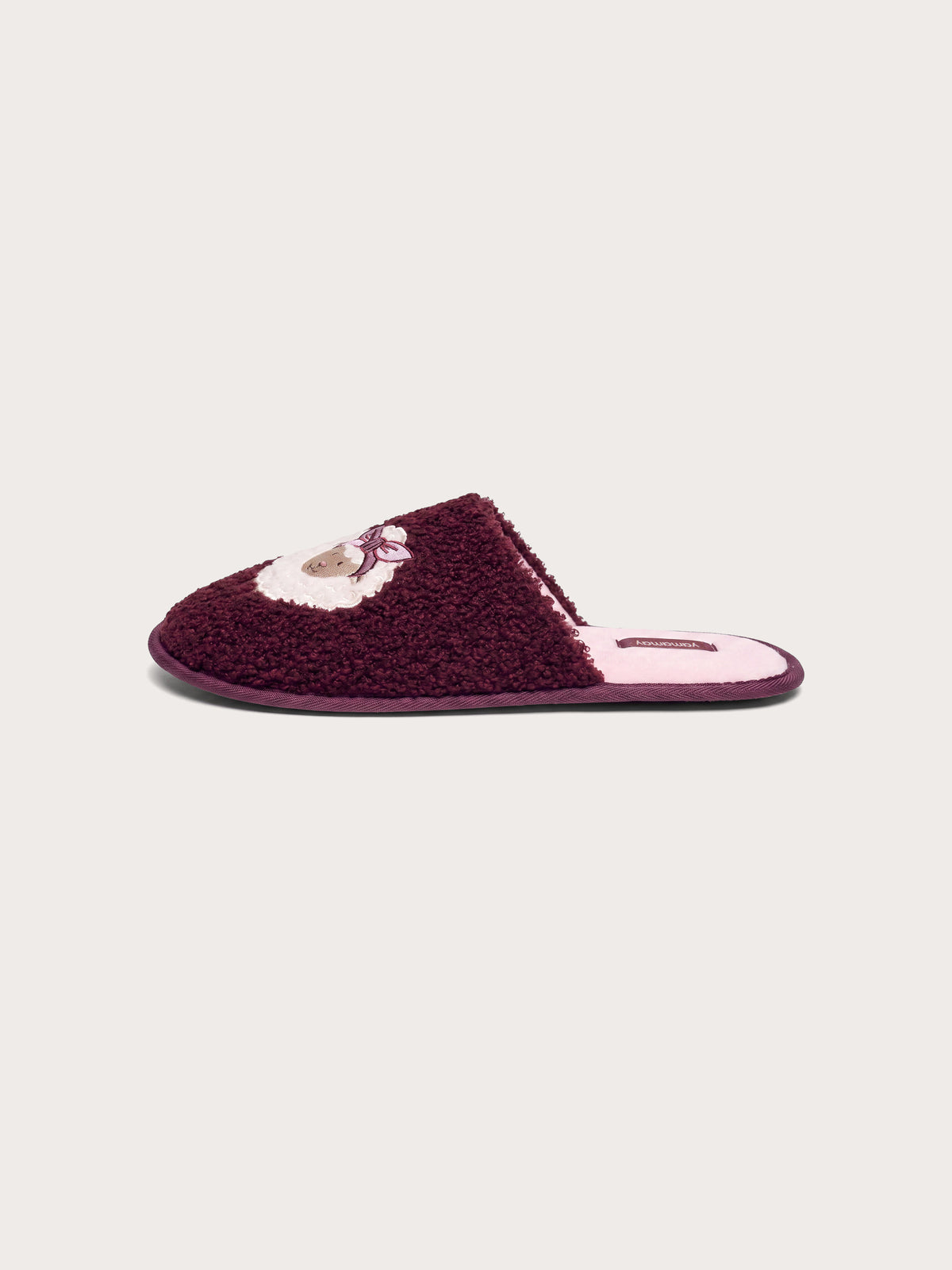 Curly And Cute Woman Slippers