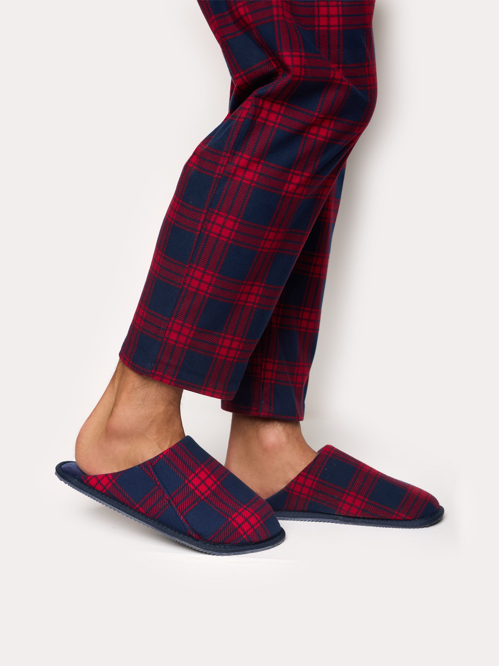Mix & Match Slippers 003 YARN DYED FLANNEL Man